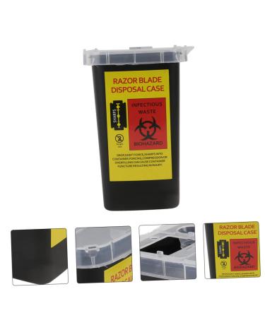 FOMIYES 4pcs Blade Storage Box - Stylish Plastic Trash Can with Mother of Pearl Shell Finish | Ideal for Organized Storage & Home Decor - Buy Online on GoSupps.com