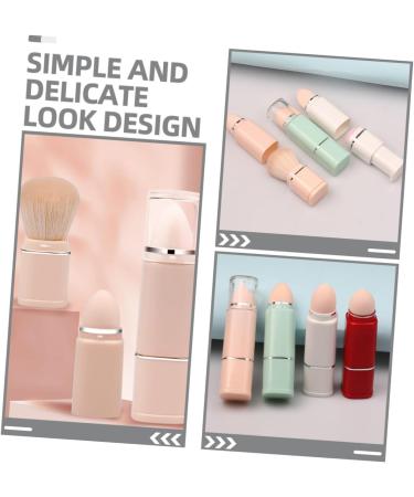 VINTORKY 2 in 1 Makeup Brush Retractable Blush Brush Foundation Applicator Blush for Cheeks Makeup Brush for Women Artificial Fiber Liquid Foundation Brush Travel The Face - Buy Online on GoSupps.com