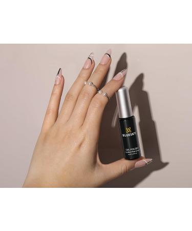 Bluesky Gel Polish Fine Liner Nail Art Gel Polish Black - 8g Gloss Fine Line Gel for Nail Design (Requires Drying Under UV LED Lamp) - Buy Online on GoSupps.com