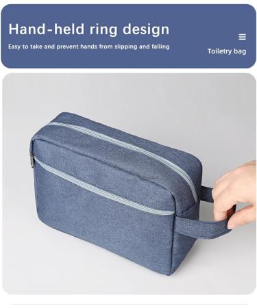 Lmoikesz Waterproof Pocket Storage - Multifunctional Dark Blue Travel Organizer for Cosmetics Toothbrush and More - Buy Online on GoSupps.com