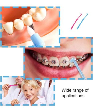 Buy Tufted Interspace Toothbrushes - 2 Pcs Soft Plastic Handle for Orthodontic Care & Detail Cleaning | Extra Clean & Compact - Buy Online on GoSupps.com