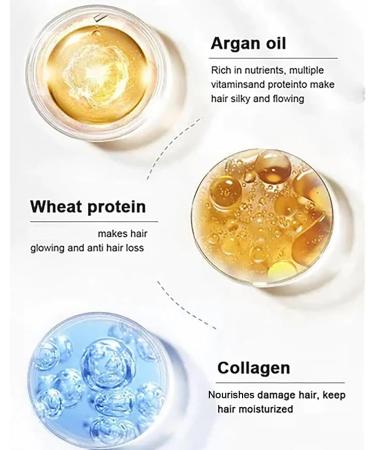 Vikada Nourishing Magical Treatment Hair Mask - 5 Seconds To Restore Soft Hair Cream Keratin Deep Conditioner Hair Mask for Dry Damaged Hair and Growth (1 piece) - Buy Online on GoSupps.com