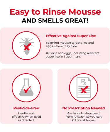 Vamousse Lice Treatment Complete Kit - Kills Super Lice & Eggs - No Harmful Chemicals - Suitable for Kids & Adults - Buy Online on GoSupps.com