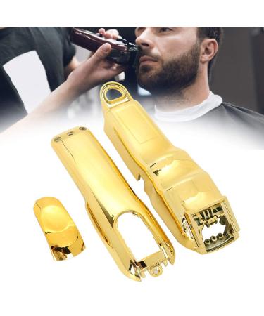 Hair Clipper Housing Cover Hair Clipper Replacement Cover Electric Hair Cutter Trimmer Cover Shell for WAHL 8418/8591 (gold)