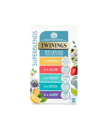 Twinings Superblends Wellbeing Collection 20 teabags 37g