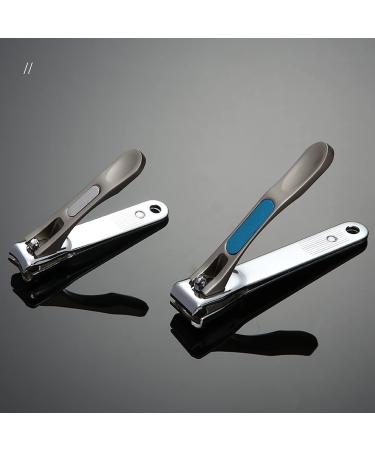 SVAASA Nail Clippers Carbon Steel Flat Sharp Nail Clippers Manicure Tool with Nail File Multicolor 360 Rotatable (Color : Brown Size : L) L Brown - Buy Online on GoSupps.com