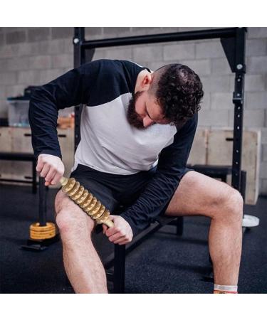 Qutsvosh 12 Roller Massager - Curved Wood Therapy Roller Sticks for Full Body Muscle Pain Relief | International Shipping Available - Buy Online on GoSupps.com