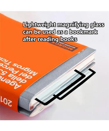 MANJIAMEI 3X Page Magnifying Sheet for Reading 2Pcs Flat Magnifier Lay on Page Flexible Plastic Magnifiers Lens Full-Page Magnifying Glass for Small Print Maps Books Newspapers Patterns (7'' x 4.7'') - Buy Online on GoSupps.com