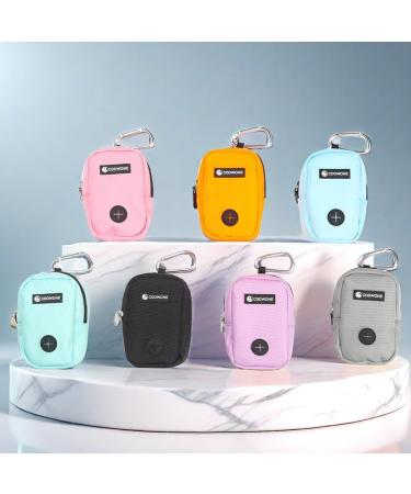 Portable Dog Walking Treat Bag with Feces Bag Dispenser - Black | Hands-Free Faecal Bag Holder for Easy Leash Use - Buy Online on GoSupps.com