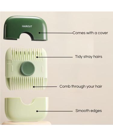 Trim Pocket Hair Trimmer & Comb for Kids & Women - 2 in 1 Manual Hair Trimming | Dual-Side Design in Gray - Buy Online on GoSupps.com