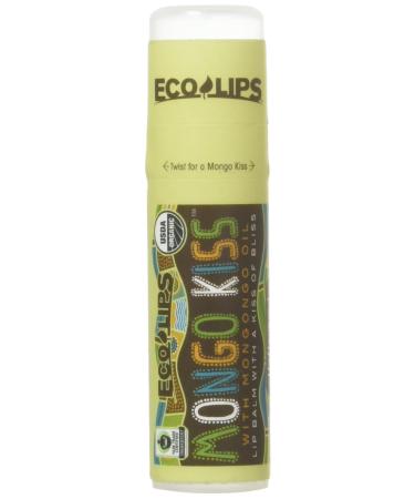 Eco Lips, Lip Balm Mongo Kiss Unflavored Organic, 0.25 Ounce