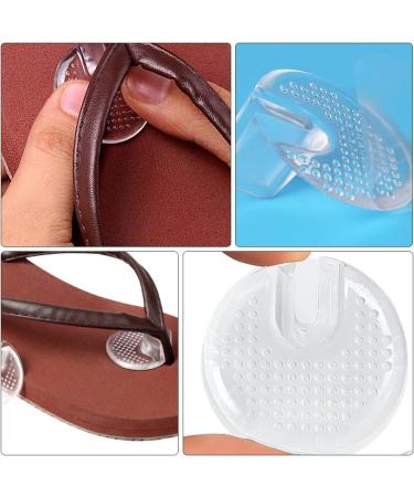 KALLORY Clear Sandals - 4 Pairs Anti-Slip Clip Thong Protectors | Comfortable Gel Toe Separators & Sole Pads for Flip-Flops - Buy Online on GoSupps.com