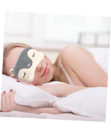 Lurrose 2pcs Cute Camping Fuzzy Blinders Eyepatch Set - Novelty Gift for Travel, Christmas, Birthday - Plush Animal Design Eye Cover for Sleeping - Practical Eyeshade - Buy Online on GoSupps.com