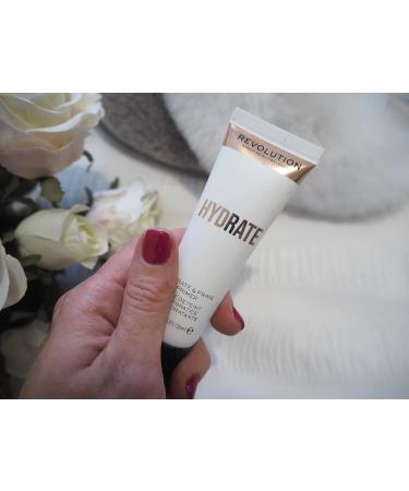 Makeup Revolution Hydrate Primer 0.95 Fl Oz | Water-Based, Hyaluronic Acid & Vitamin E | Lightweight, Vegan & Cruelty-Free - Buy Online on GoSupps.com