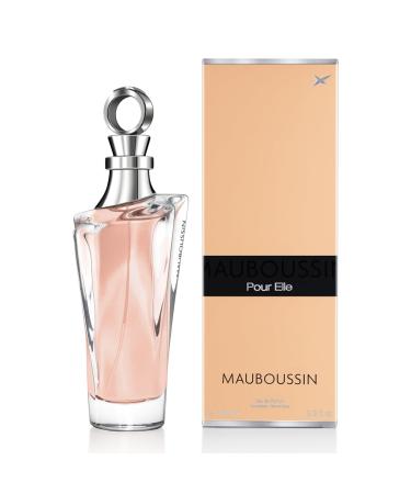 Mauboussin - Pour Elle 100ml (3.3 Fl Oz) - Eau de Parfum for Women - Floral & Fruity Scents 3.3 Fl Oz (Pack of 1)
