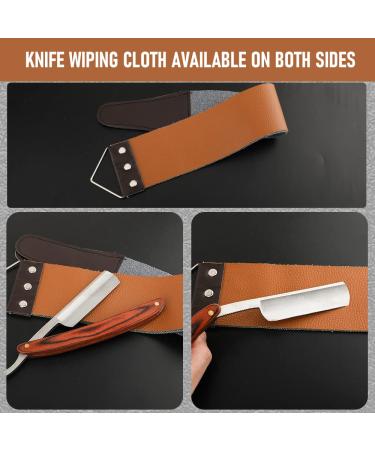 Buy Premium Straight Razor with Strope - Professional Stainless Steel Shaving Razor for Men | Ideal for Home & Salon Grooming - NO.147 - Buy Online on GoSupps.com