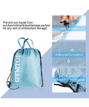 Waterproof Kayak Canoe Cover - Light Blue (Upgraded), 9.3-10.5ft Size - UV Protection, Dust Cover for Fishing Boat, Canoe - 7 Sizes Available - Buy Online on GoSupps.com