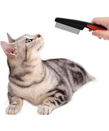 LIDOUK Flea Comb for Dog Cat Flea Lice Tear Stain Remover Pet Combs Fine Tooth Grooming Removal Tool - Buy Online on GoSupps.com