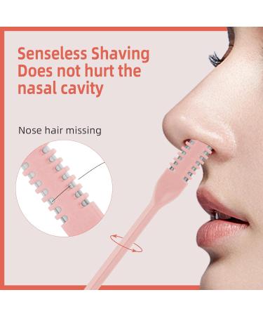 3 Pack Nose Hair Trimmer Set - 2 in 1 Professional Double Headed Hair Knife & Clipper Pink Nose Hair Remover for Men & Women Ideal for International Shipping - Buy Online on GoSupps.com