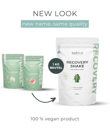 NutritionPlus Germany nutri+ POST WORKOUT Recovery Shake muscle building and bodybuilding 1 kg grapefruit powder maltodextrin protein powder BCAA creatine monohydrate glutamine vegan supplement - Buy Online on GoSupps.com