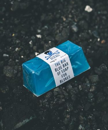 The Bluebeards Revenge Big Blue Men's Moisturising Soap Bar 175g - Gentle on Sensitive Skin - Buy Online on GoSupps.com