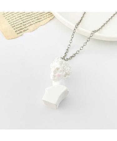 Oralgos Fashionable Sculptural Necklace | Unique Statement Jewelry for Women & Girls | Stylish Sweater Chain - Buy Online on GoSupps.com