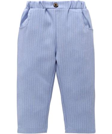 AmzBarley Baby Boys Gentlemans Outfit Suit | Blue Tuxedo Romper with Shirt, Pants, Vest, Bowtie | Kids Formal Wear for Birthday & Holiday Party | 2-3 Years - Buy Online on GoSupps.com