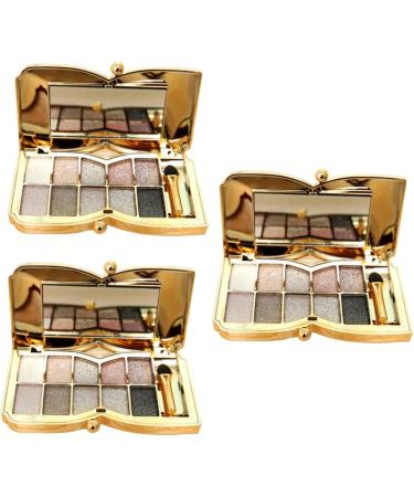 FOMIYES 3pcs Brush Colorful Colors Eyeshadow Glitter & Makeup # Eye With Shadow Flash Mirror 1 count (Pack of 1) As Shownx3pcs - Buy Online on GoSupps.com