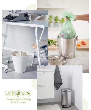 75 Counts AYOTEE Mini Garbage Bags  1.2 Gallon Small Compostable Trash Bags  Small Garbage Bags for home  Fit 4.5 or 5 Liter Bathroom Wastebasket Can Liners(Green) 75 Count (Pack of 1) - Buy Online on GoSupps.com