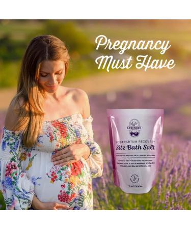 Lavender Sitz Bath Salt 1 lb | Postpartum Care Soak for New Moms | Postpartum Gifts for Women - Buy Online on GoSupps.com