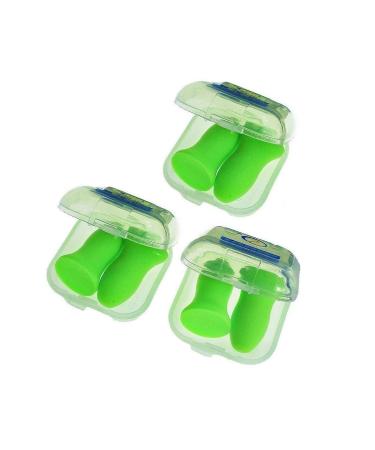 Kaimenge reusable Sleep earplugs for acoustic highest 48.4db nrr foam hearing protection ear shield for sleeping travel work snoring 3 pairs