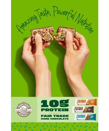 Manitoba Harvest Hemp Yeah! Protein Bar Variety Pack - 8 Bars (1.59 oz Each) | Healthy Snack - Buy Online on GoSupps.com