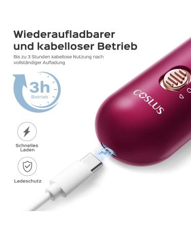 Upgrade Your Nail Care: 9-in-1 Wireless Pedicure Manicure Set with LED Light & 5 Speed Electrical Nail Miller Perfect for Hand & Foot Care - Buy Online on GoSupps.com