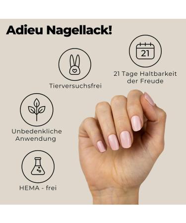 Original Miss Sophie Nail Foils - Hazel Brown | 24 Ultra-Thin Nail Polish Strips for Natural Acrylic Gel & Shellac Nails - Buy Online on GoSupps.com