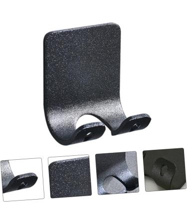 Cabilock Razor Hanger Set - 8 Pieces No Drill Shower Towel Holder Wall Suspension Hooks & Shaving Racks - Black 4.5x4cm - Buy Online on GoSupps.com