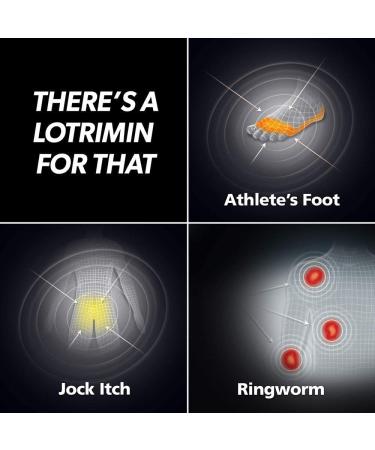 Lotrimin AF Cream 1% Clotrimazole Antifungal Treatment 0.42 oz - Athlete's Foot, Jock Itch, Ringworm - Clinically Proven Effective - Buy Online on GoSupps.com