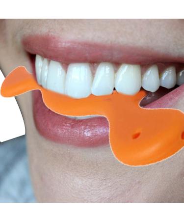 Huaxingda 5 Piece Smile Corrector Set | Facial Muscle Trainer for Smile Training & Lifting | Orange | Perfect for Stewardesses & Servers - Buy Online on GoSupps.com