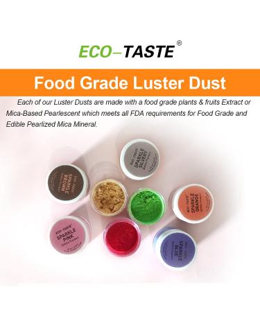 8-Color Luster Dust Set (3g each) for Cake, Fondant, Gum Paste - Set 1 - Buy Online on GoSupps.com