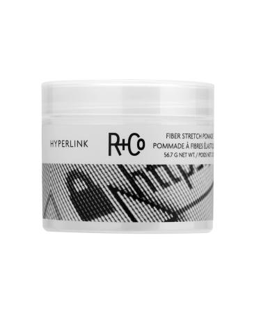 R+Co Hyperlink Fiber Stretch Pomade | Weightless Volume + Flexible Hold + Shine | Vegan + Cruelty-Free | 2 Oz