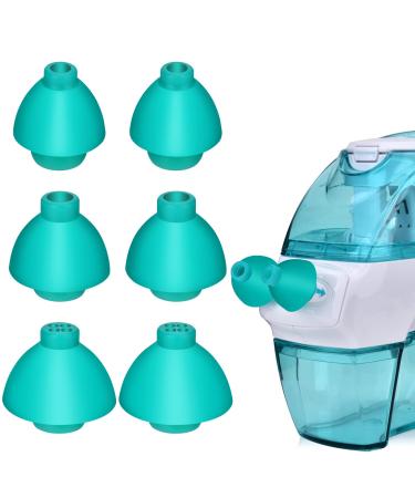 FireAnt 3 Pairs Nose Pillows Compatible with Navage Nasal Care - High Grade Silicone Nose Buds Sinus Pillows Compatible with Navage Nasal Irrigation System (Small Standard Extra Large) in Blue