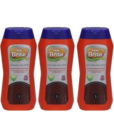 Hob Brite Cleaner Cream (3X 250ml) - Original Ceramic & Electric Hob Cleaner with Scrubbing Pad - Buy Online on GoSupps.com