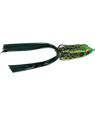 BOOYAH Pad Crasher Topwater Bass Fishing Hollow Body Frog Lure with Weedless  Hooks Bullfrog