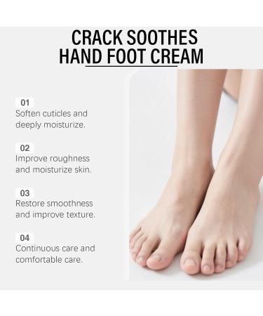  XINRAN Hand and foot cream for cracked skin moisturizing hand and foot care non-greasy moisturizing treatment Netz F ße Lotion for dry rough cuticles oil for heels dry cracked knees and elbows (2 pcs) - Buy Online on GoSupps.com