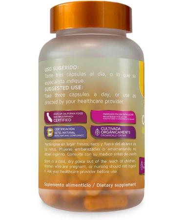 Betel Natural Premium Curcuma Turmeric Capsules 1500 mg per Serving - 90 Capsules - Buy Online on GoSupps.com