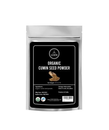 Organic Cumin Seed Powder by Naturevibe botanicals, 1 lb (Cuminum cyminum L.) 1 Pound (Pack of 1)