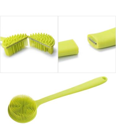 Rosenice Soft Silicone Body Brush | Long Handle Shower Brush for Ultimate Cleansing | International Shipping Available - Buy Online on GoSupps.com