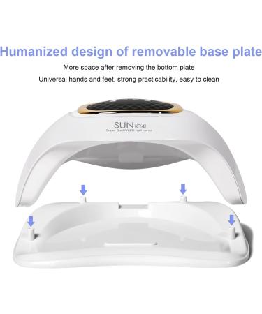 Mirage Layon 288W UV LED Nail Lamp for Home & Salon | Gel Polish Dryer with Sensor & Timer | Professional Nail Art Tools - Buy Online on GoSupps.com