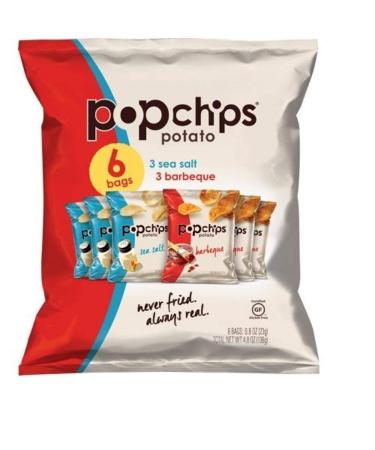 popchips Single Serve Chip, Variety Pack 4.8 Ounce (Pack of 6) (PPH21812PK)