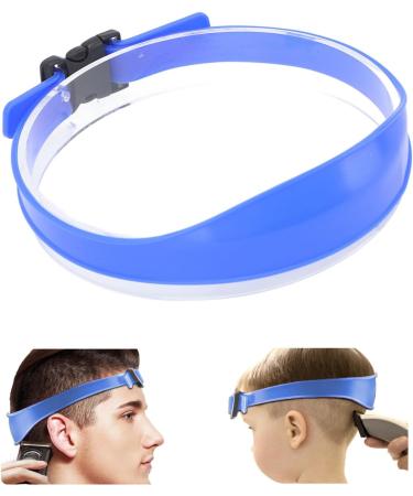 Second Generation DIY Curved Silicone Barber Tape - Hair Trimming Guide for Men & Boys | Blue Shaving Template Tool - Buy Online on GoSupps.com