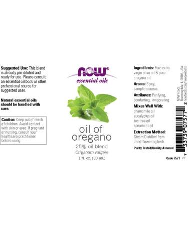 Now Foods Oregano Essential Oil 1 fl oz | Pure, Natural, Therapeutic Grade - Buy Online on GoSupps.com